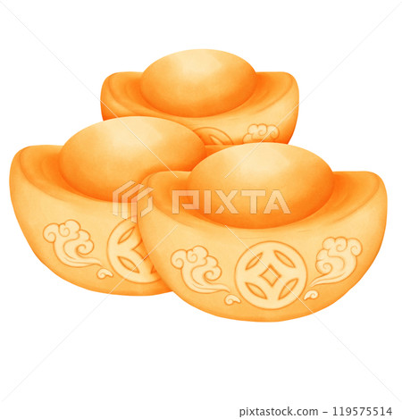 Gold Chinese new year 119575514