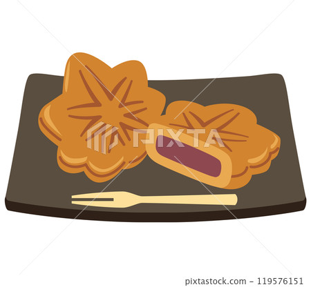 Momiji Manju Japanese sweets souvenirs 119576151