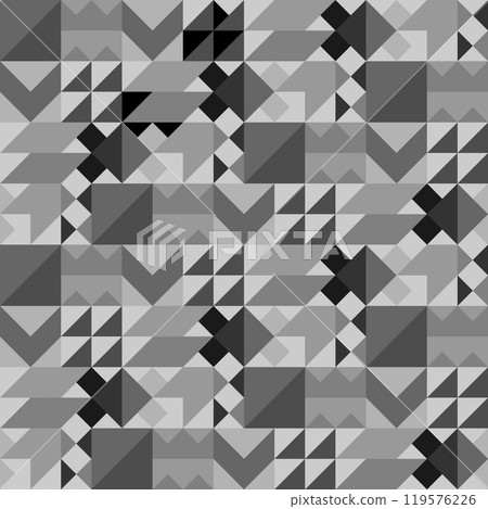 Geometric set of seamless black and white pattern. Simple vector graphics. Vector illustration Geometric set of seamless black and white pattern. Simple vector graphics. Vector illustration 119576226