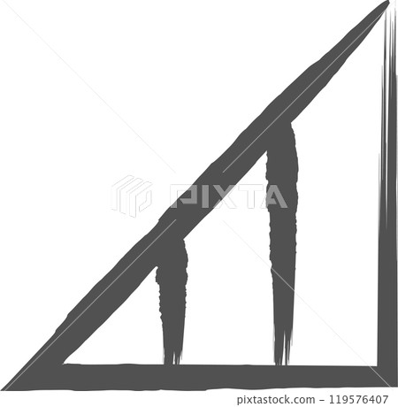 Brush-written business single icon communication 119576407