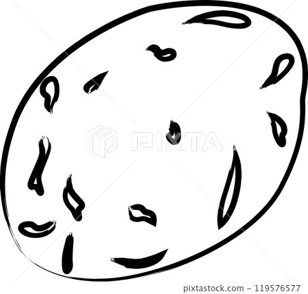 Brush-drawn oden illustration icon - Ganmodoki 119576577
