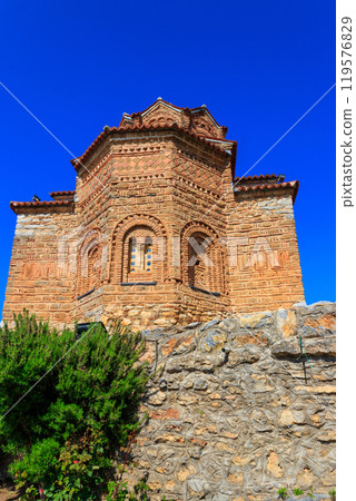 Church of St. John at Kaneo in the city of Ohrid, North Macedonia Church of St. John at Kaneo in the city of Ohrid, North Macedonia 119576829