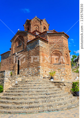 Church of St. John at Kaneo in the city of Ohrid, North Macedonia 119576830