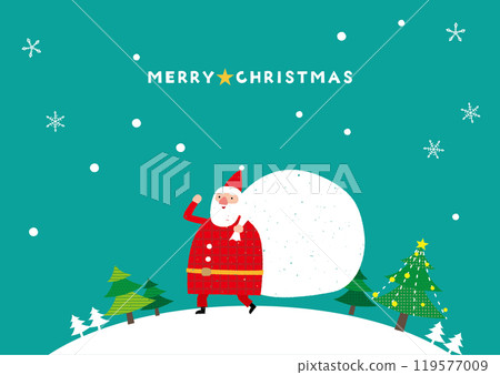 Christmas Santa Claus Card Christmas Santa Claus Card 119577009