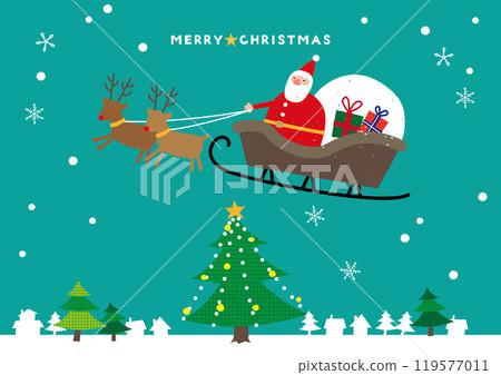 Christmas Santa Claus Card 119577011