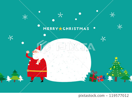 Christmas Santa Claus Card Christmas Santa Claus Card 119577012