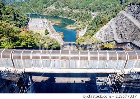 Kuzuryu Dam's outlet 119577337