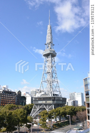 Television tower in Nagoya 119578121