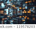 電子板數位背景 119578203