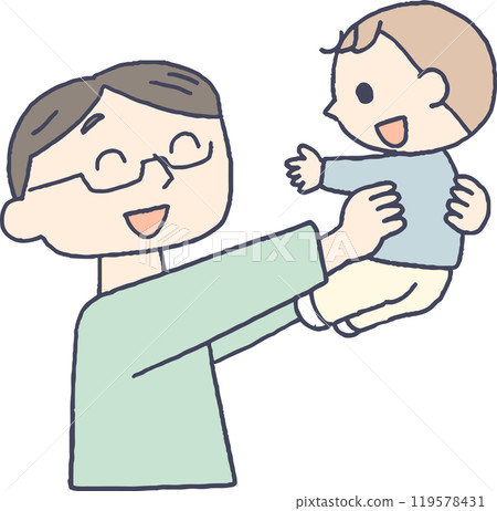 一個努力工作的父親 119578431