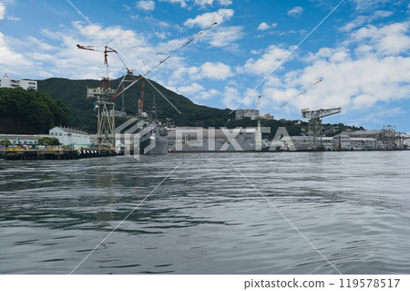 長崎港 三菱重工長崎造船廠 立上工廠 長崎市 119578517