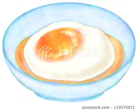 Hot spring egg illustration Hot spring egg illustration 119578872