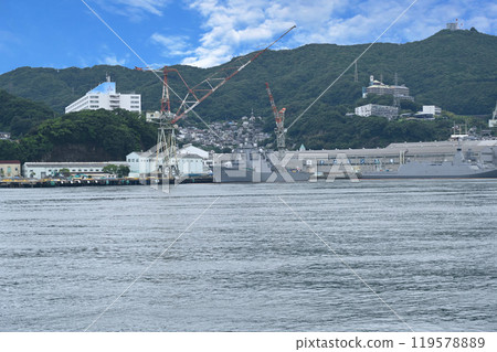 長崎港 三菱重工長崎造船廠 立上工廠 驅逐艦 長崎市 119578889