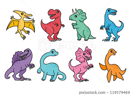 恐龍套裝（彩色版） 119579469