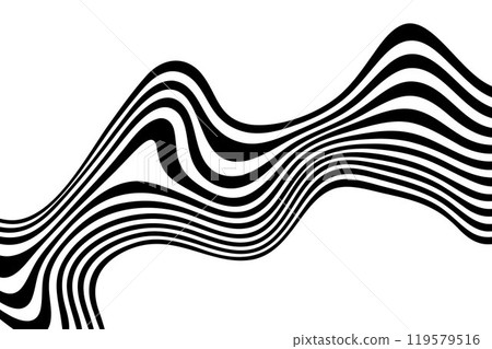 Abstract black and white brush lines. wave background. Vector illustration. Abstract black and white brush lines. wave background. Vector illustration. 119579516