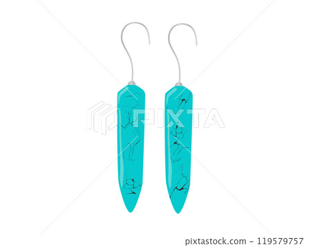 綠松石石耳環 綠松石石耳環 119579757
