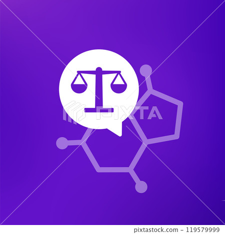 hormone balance icon, vector design 119579999