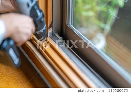 Inner window, double glazed window, insulation, inner sash, installation work 119580073