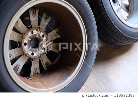 生鏽的車輪 119581392