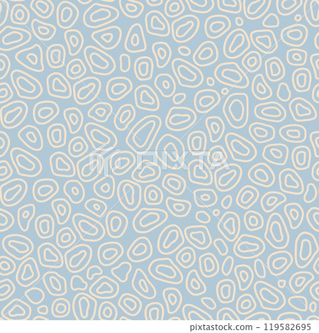 Seamless pattern with an organic, abstract hand-drawn pebbles or irregular stones. Seamless pattern with an organic, abstract hand-drawn pebbles or irregular stones. 119582695