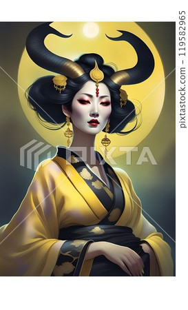 和服形狀的女人 和服形狀的女人 119582965