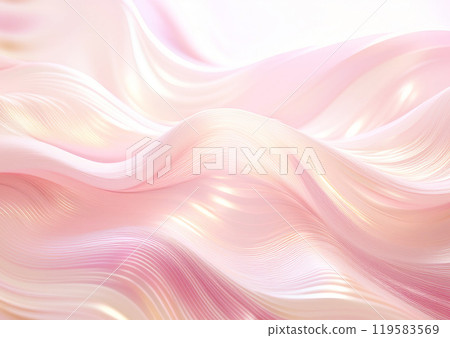 淺粉色波浪背景 119583569