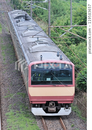E531系列紅色電動列車在常磐線運行 119583657