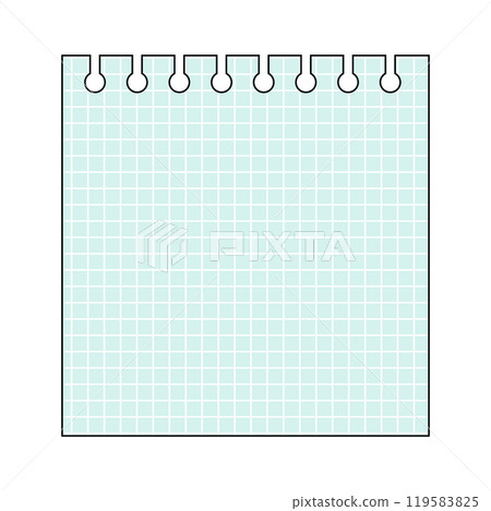 Simple memo paper frame illustration 119583825