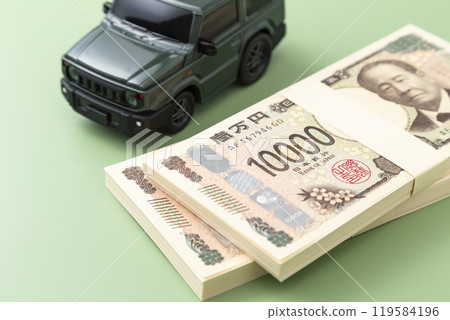 Toy car on green screen Toy car on green screen 119584196