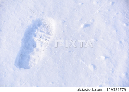 降雪的腳印 降雪的腳印 119584779