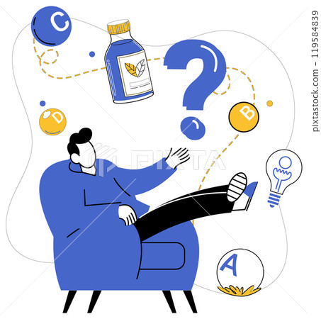 Service innovation vector illustration. Uniqueness is lighthouse guiding businesses through storms competition Innovate with inspiration, for it is wind beneath wings business achievements 119584839