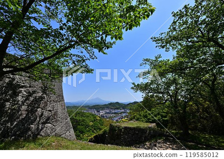 The view from Yonago Castle The view from Yonago Castle 119585012