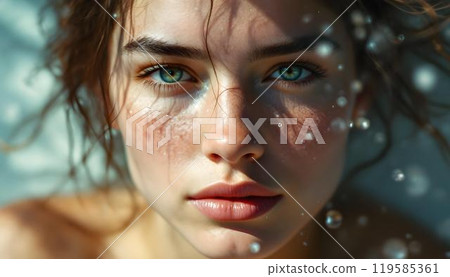 Beautiful woman portrait 119585361