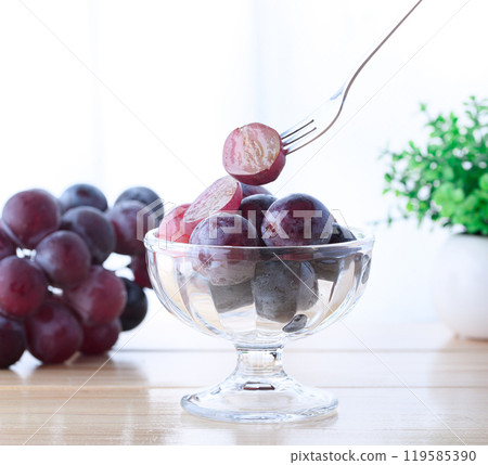 Pione by the window (cut image) 119585390