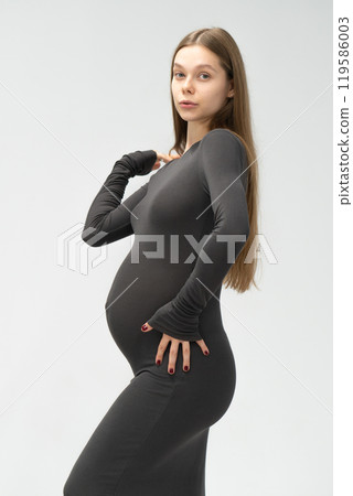 pregnancy girl positive female expectant maternity tummy black mother background motherhood dress pregnancy girl positive female expectant maternity tummy black mother background motherhood dress 119586003