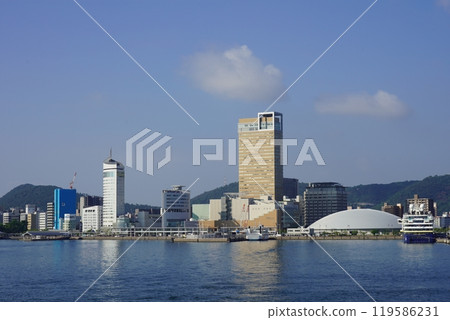 從海上看高松港 119586231