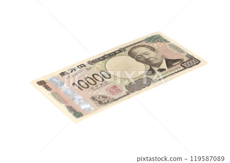 10000日元票據的圖像 10000日元票據的圖像 119587089