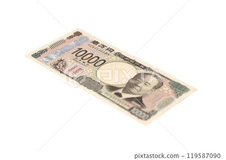 10000日元票據的圖像 10000日元票據的圖像 119587090
