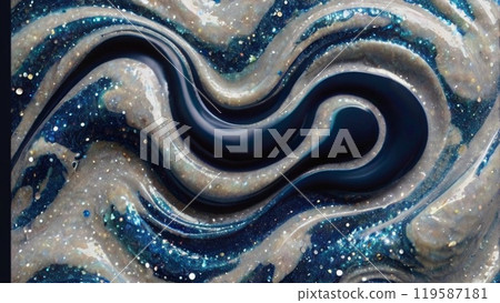 Black background modern pearl and floral copy space background image texture 119587181