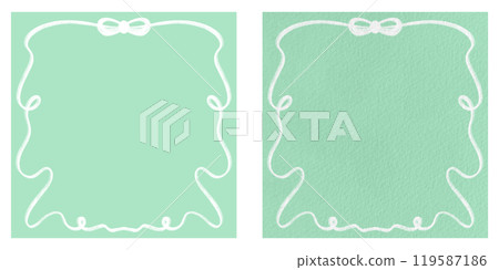 Green Ribbon Memo Paper Memo Pad Note Pad Paper Post It Digital Blank Paper Blank Note 119587186