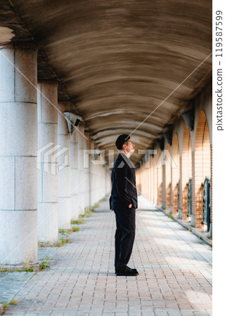 Men wearing setup Men wearing setup 119587599