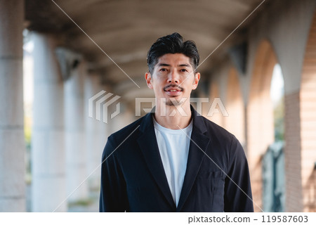 Men wearing setup 119587603