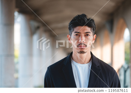 Men wearing setup Men wearing setup 119587611