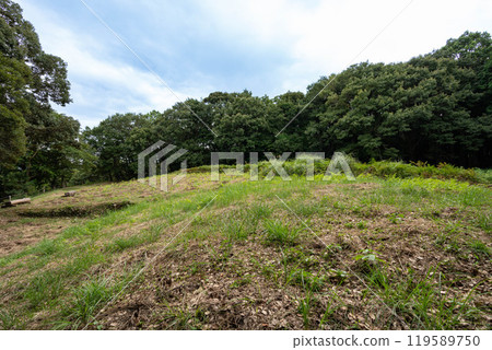 The main enclosure of Suwahara Castle The main enclosure of Suwahara Castle 119589750