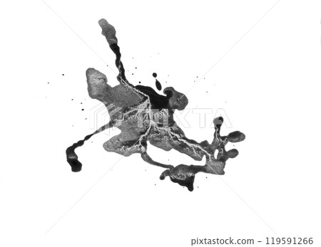 Splatters on white paper Splatters on white paper 119591266