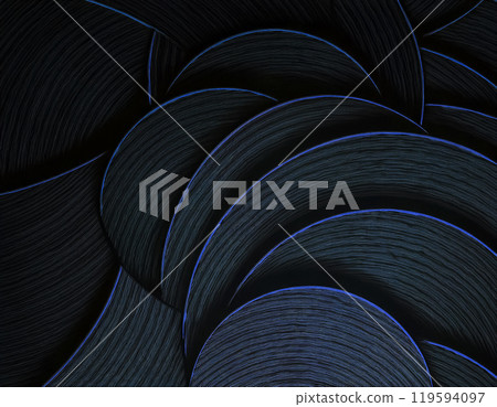 Image material of Japanese paper texture: Blue Image material of Japanese paper texture: Blue 119594097