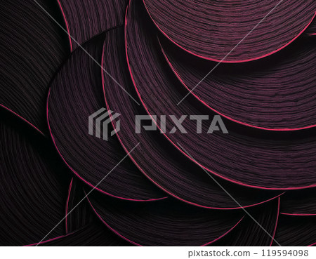 Image material of Japanese paper texture: Red 119594098