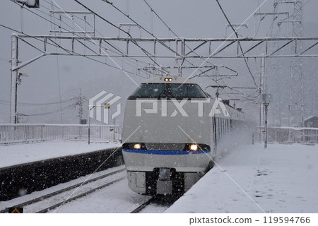 琵琶湖西岸特快列車 湖西線 北小松站 119594766