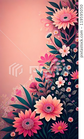 Nature's Palette: The Harmony of Sky and Bloom Nature's Palette: The Harmony of Sky and Bloom 119595050