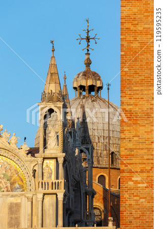 Basilica San Marco close-up, Venice, Italy Basilica San Marco close-up, Venice, Italy 119595235